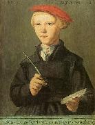 Jan van Scorel Portrait of a young scholar France oil painting artist